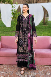 3-PC Unstitched Embroidered Lawn Riwayat By Ramsha | Y-1302